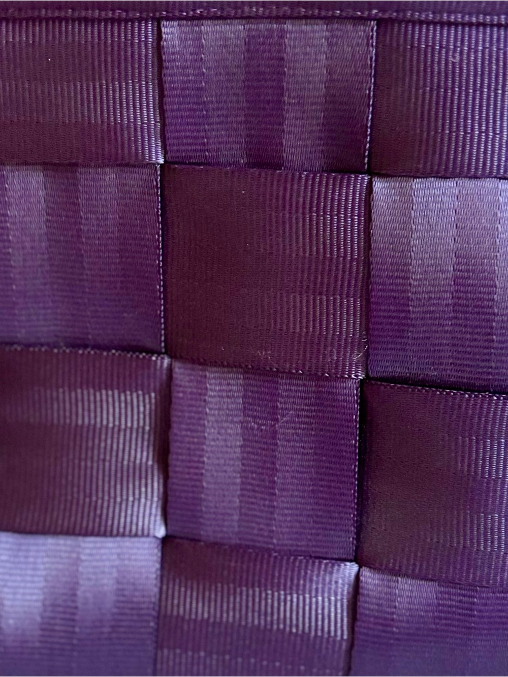 Harveys Purple Woven Ribbon Shoulder Bag - Picture 2 of 8